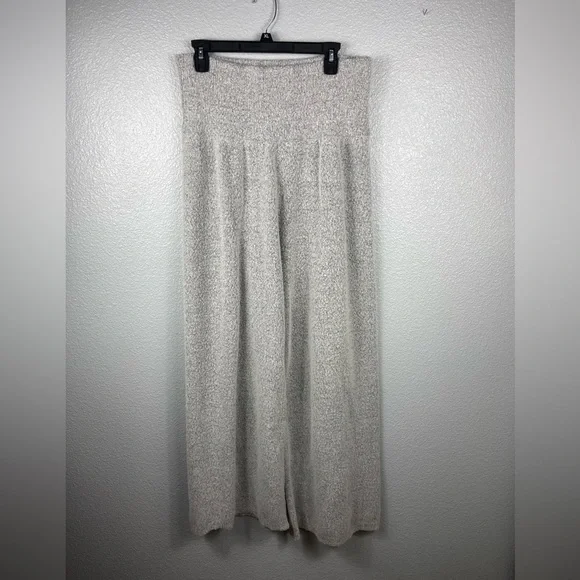 Gabrielle Union New York & Company Grey High Rise Sweater Wide Leg Lounge Pants - Picture 2 of 11